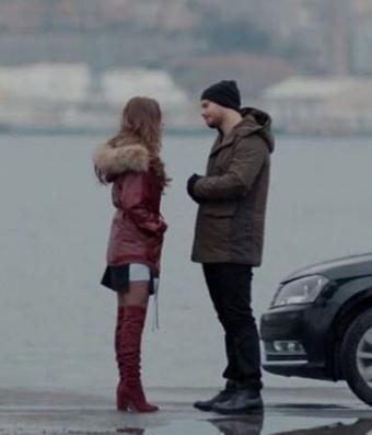 İçerde 21. Bölüm Melek Bordo Çizm