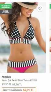 Trendyol bikini indirimleri