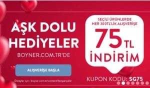 Boyner indirim kodu al