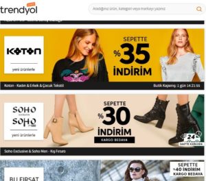 Trendyol indirim kampanyalari