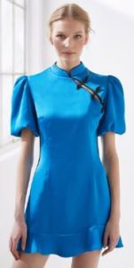 Yasak Elma Şahika mavi elbise